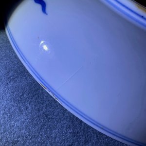 A pair of Chinese blue and white 'dragon' dishes, Kangxi mark, Guangxu — 照片 9