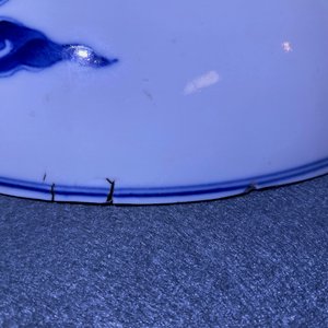 A pair of Chinese blue and white 'dragon' dishes, Kangxi mark, Guangxu — 照片 10