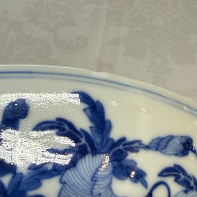 A pair of Chinese blue and white 'Poppy' bowls — foto 11
