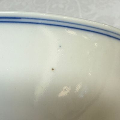 A pair of Chinese blue and white 'Poppy' bowls — foto 12