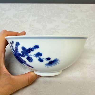 A pair of Chinese blue and white 'Poppy' bowls — foto 15