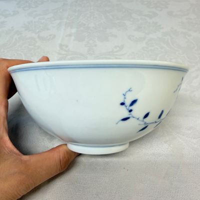 A pair of Chinese blue and white 'Poppy' bowls — foto 16