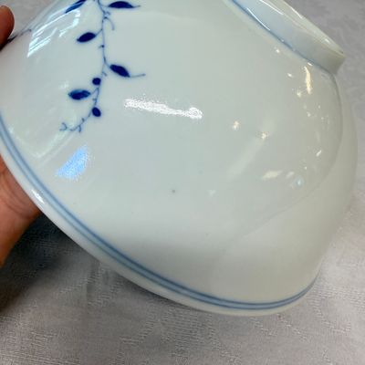 A pair of Chinese blue and white 'Poppy' bowls — foto 22