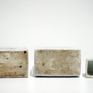 A pair of Chinese blue and white rectangular tea caddies, Chongzhen, Transitional period — photo 5