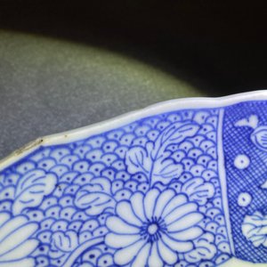 A pair of Chinese blue and white 'Romance of the Western Chamber' dishes, Qianlong — photo 7
