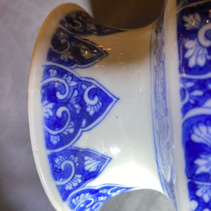A pair of Chinese blue and white rouleau vases, Kangxi — 照片 16