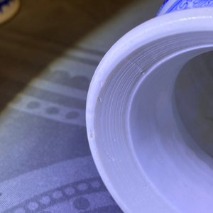 A pair of Chinese blue and white rouleau vases, Kangxi — 照片 8