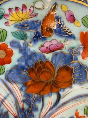 A pair of Chinese blue and white square flasks with European overdecoration, Kangxi — 照片 16