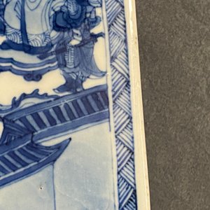 A pair of Chinese blue and white square vases and covers, Kangxi — 照片 28