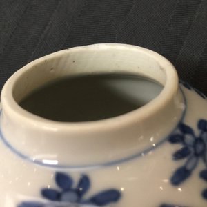A pair of Chinese blue and white teapots with long Eliza, Kangxi — 照片 8
