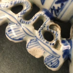 A pair of Chinese blue and white vases after Venetian glass models, Kangxi — 照片 9