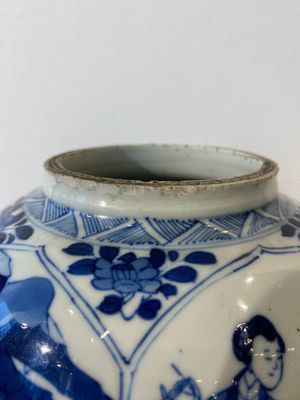 A pair of Chinese blue and white vases, Kangxi — 照片 8