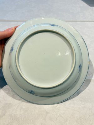 A pair of Chinese blue and white 'Xi Xiang Ji' plates, Yongzheng — photo 6
