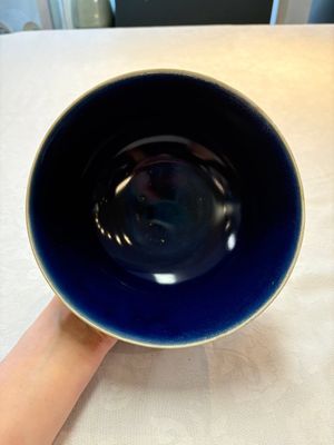 A pair of Chinese blue-glazed 'Hatcher Cargo' bowls with incised dragons, Transitional period — photo 12