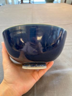 A pair of Chinese blue-glazed 'Hatcher Cargo' shipwreck bowls with incised dragons, Transitional period — 照片 10