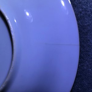 A pair of Chinese blue, white and underglaze red cups and saucers, Kangxi — photo 15