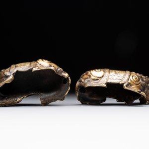 A pair of Chinese bronze Buddhist lions, 19/20th C. — foto 7