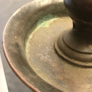 A pair of Chinese bronze candlesticks, Ming — photo 24