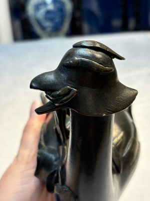 A pair of Chinese bronze duck-form censers, 17/18th C. — photo 11