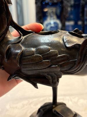 A pair of Chinese bronze duck-form censers, 17/18th C. — photo 23