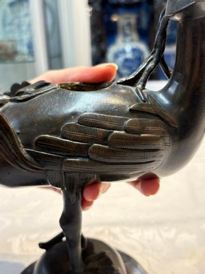 A pair of Chinese bronze duck-form censers, 17/18th C. — photo 24