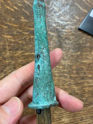 A pair of Chinese bronze finials, Warring States Period, 5th/3rd C. b.C. — 照片 6