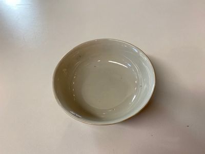A pair of Chinese café-au-lait-ground famille rose 'grasshopper' bowls, Daoguang mark and of the period — 照片 1