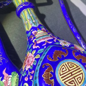 A pair of Chinese Canton enamel ewers for the Vietnamese market, 1st half 19th C. — photo 14