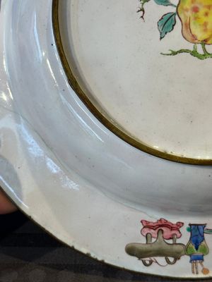 A pair of Chinese Canton enamel 'Fengyiting 鳳儀亭' plates, Yongzheng — foto 11