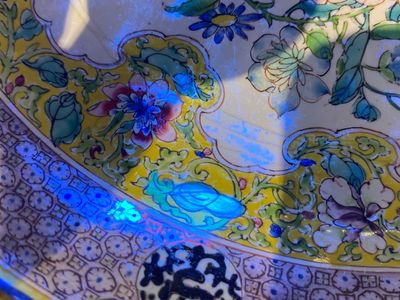 A pair of Chinese Canton enamel plates with exceptionally fine floral design, Yongzheng — photo 16