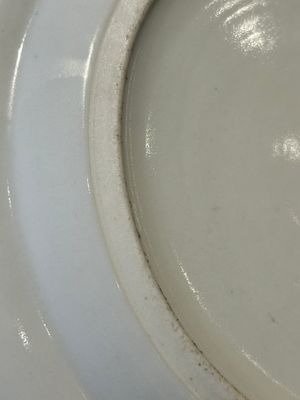 A pair of Chinese Canton famille rose plates with figures in a garden, 19th C. — foto 16