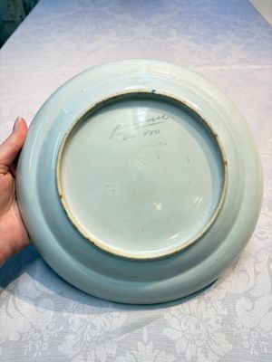 A pair of Chinese Canton famille verte plates with figural design, 19th C. — 照片 3