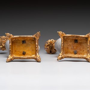 A pair of Chinese cloisonné cranes, later mounted as candelabras, 19th C. — photo 7