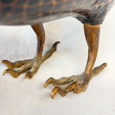 A pair of Chinese cloisonné enamel quail-form incense burners and covers — foto 14