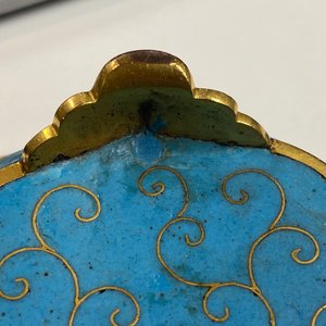 A pair of Chinese cloisonné flower-shaped dishes, Qianlong — 照片 30