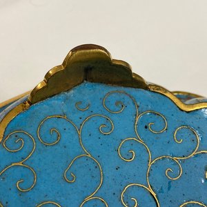 A pair of Chinese cloisonné flower-shaped dishes, Qianlong — 照片 61