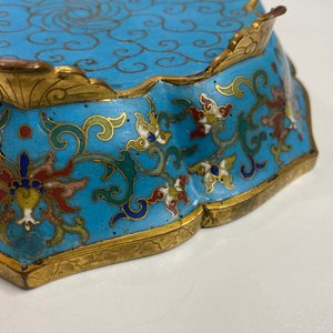 A pair of Chinese cloisonné flower-shaped dishes, Qianlong — 照片 67