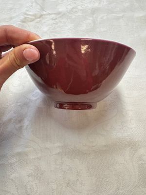 A pair of Chinese copper-red glazed bowls, Guangxu mark and of the period — 照片 5