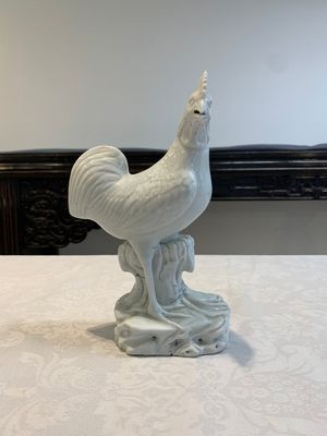 A pair of Chinese Dehua blanc de Chine models of roosters, 18th C. — photo 2