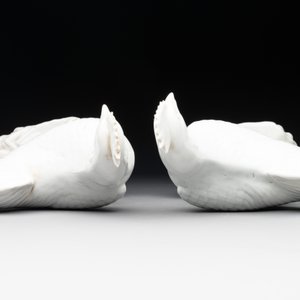 A pair of Chinese Dehua blanc de Chine models of roosters, 18th C. — photo 6