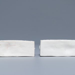 A pair of Chinese Dehua blanc de Chine scroll weights, Kangxi — 照片 6