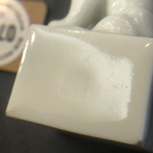A pair of Chinese Dehua blanc de Chine seals with lions, impressed sealmarks, Kangxi — photo 15