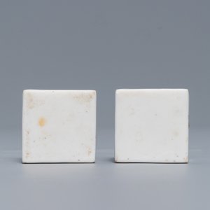 A pair of Chinese Dehua blanc de Chine seals with lions, impressed sealmarks, Kangxi — photo 6