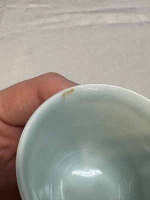 A pair of Chinese doucai 'narcissus' wine cups, Guangxu mark and of the period — foto 15
