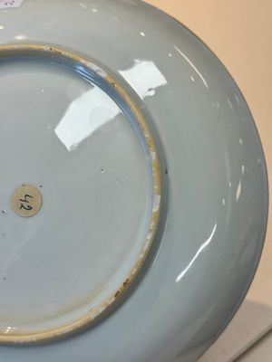 A pair of Chinese Dutch-decorated 'proverb' plates, 18th C. — photo 19