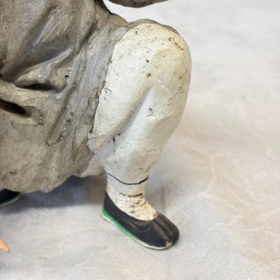 A pair of Chinese export painted unfired clay figures — foto 29