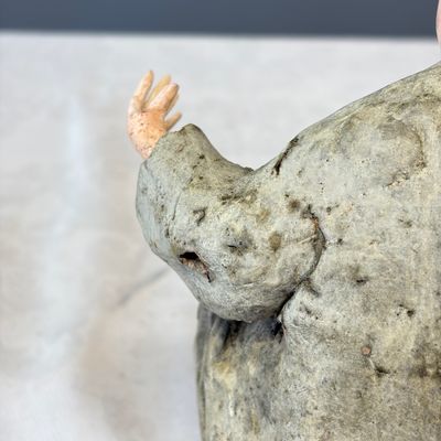 A pair of Chinese export painted unfired clay figures — foto 32