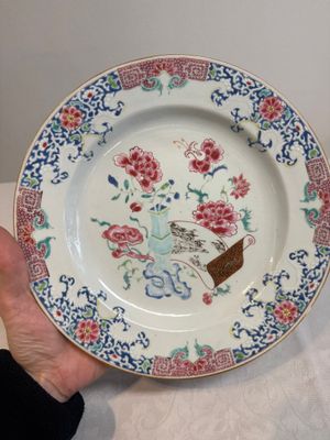 A pair of Chinese famille rose 'antiquities' dishes, Yongzheng — photo 16