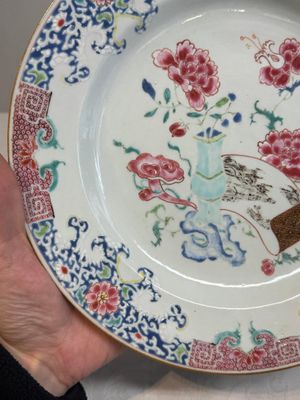 A pair of Chinese famille rose 'antiquities' dishes, Yongzheng — photo 20