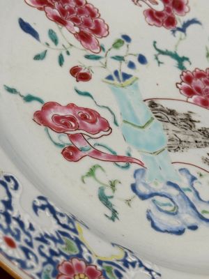 A pair of Chinese famille rose 'antiquities' dishes, Yongzheng — photo 21